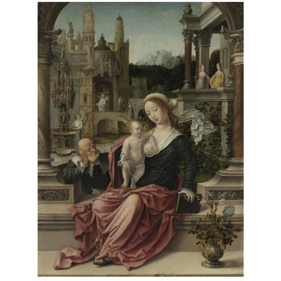 The Holy Family-Paper Art-20&quotx26"