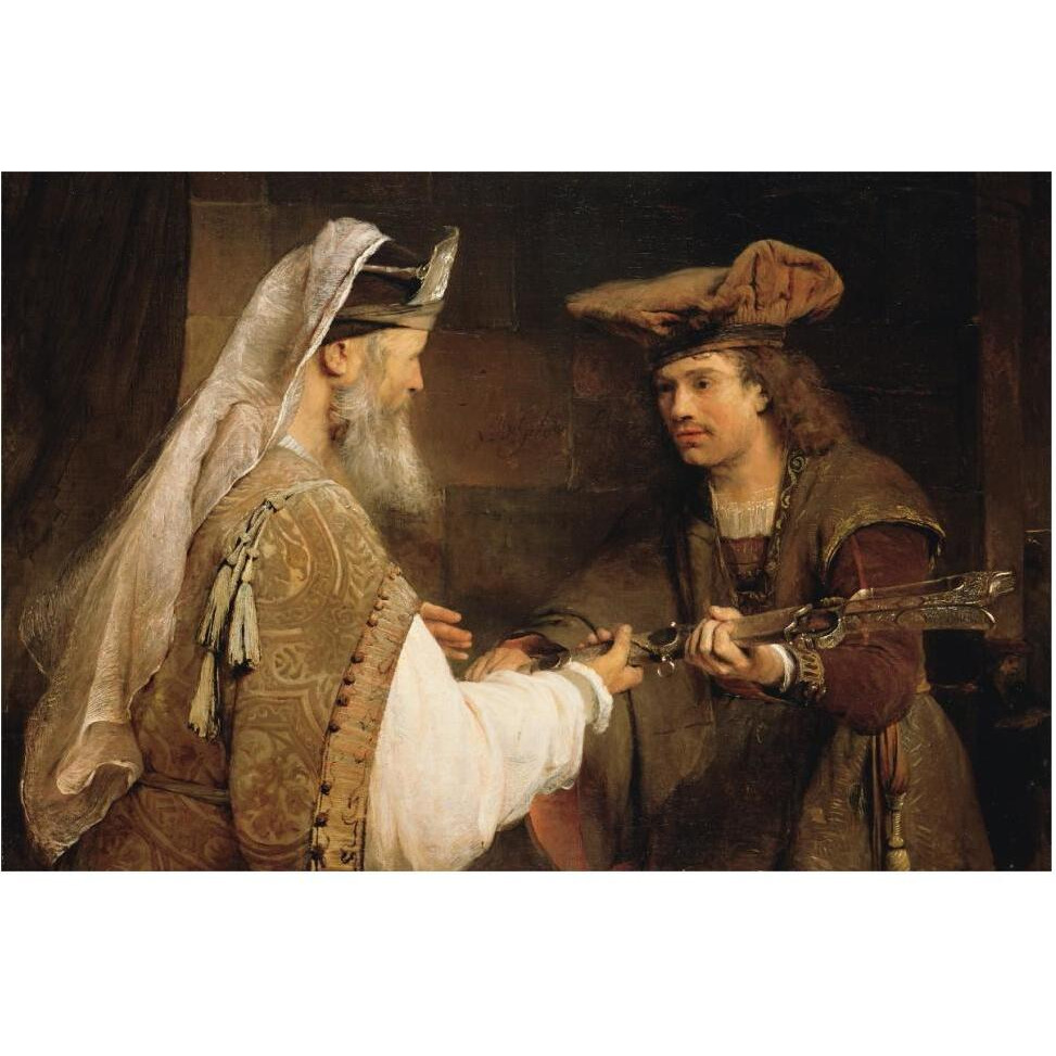 Ahimelech Giving the Sword of Goliath to David-Paper Art-62&quotx42"