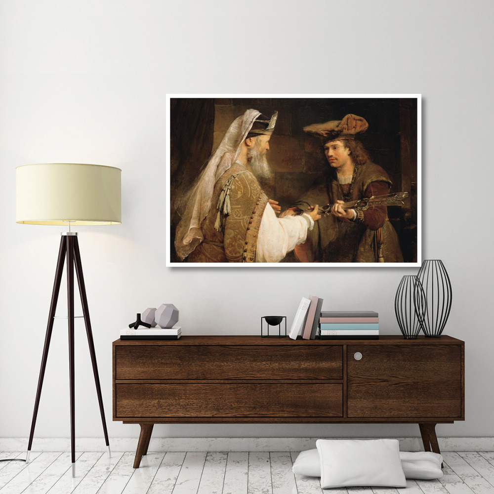 Ahimelech Giving the Sword of Goliath to David-Paper Art-62&quotx42"