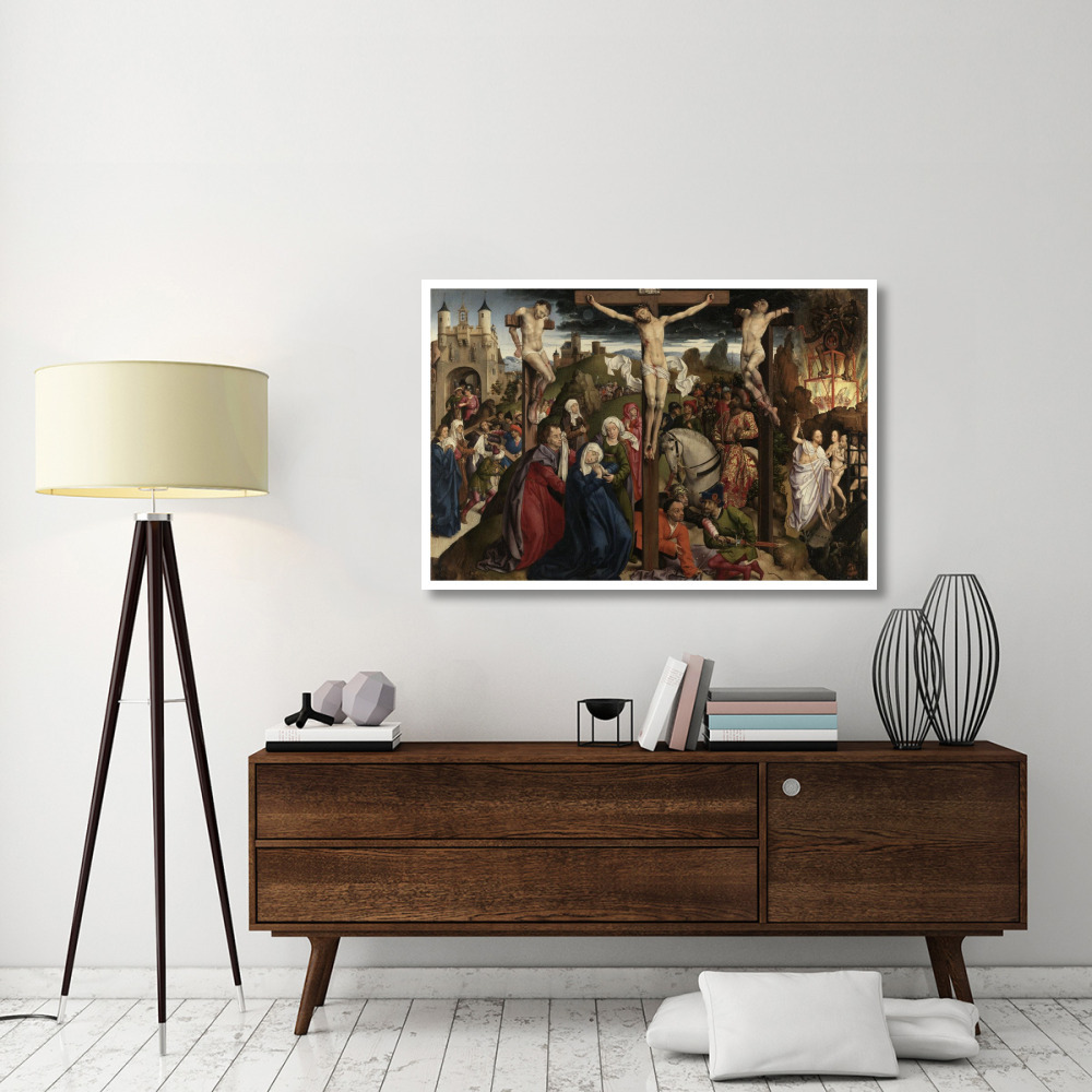 The Crucifixion-Paper Art-50&quotx34"