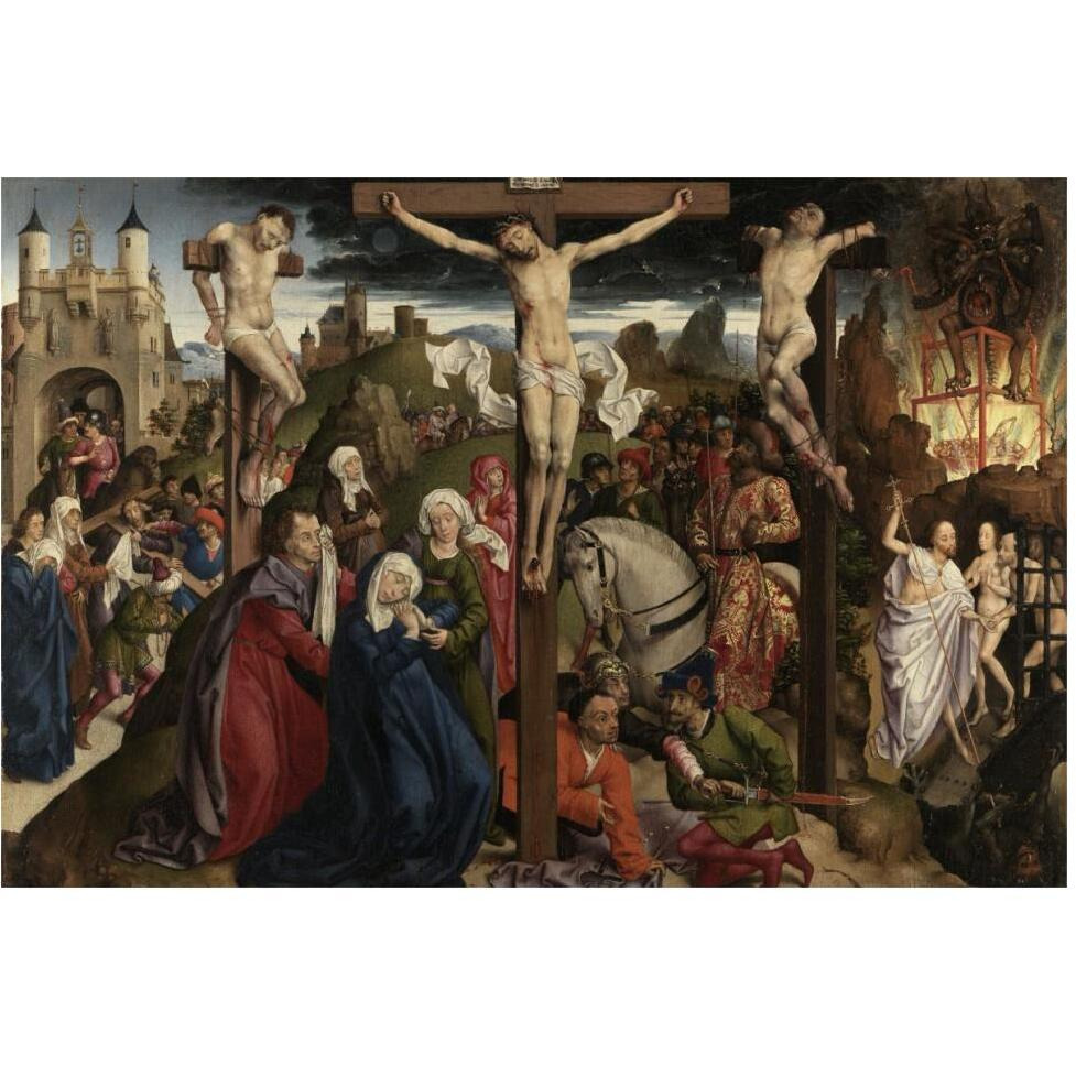 The Crucifixion-Paper Art-62&quotx42"
