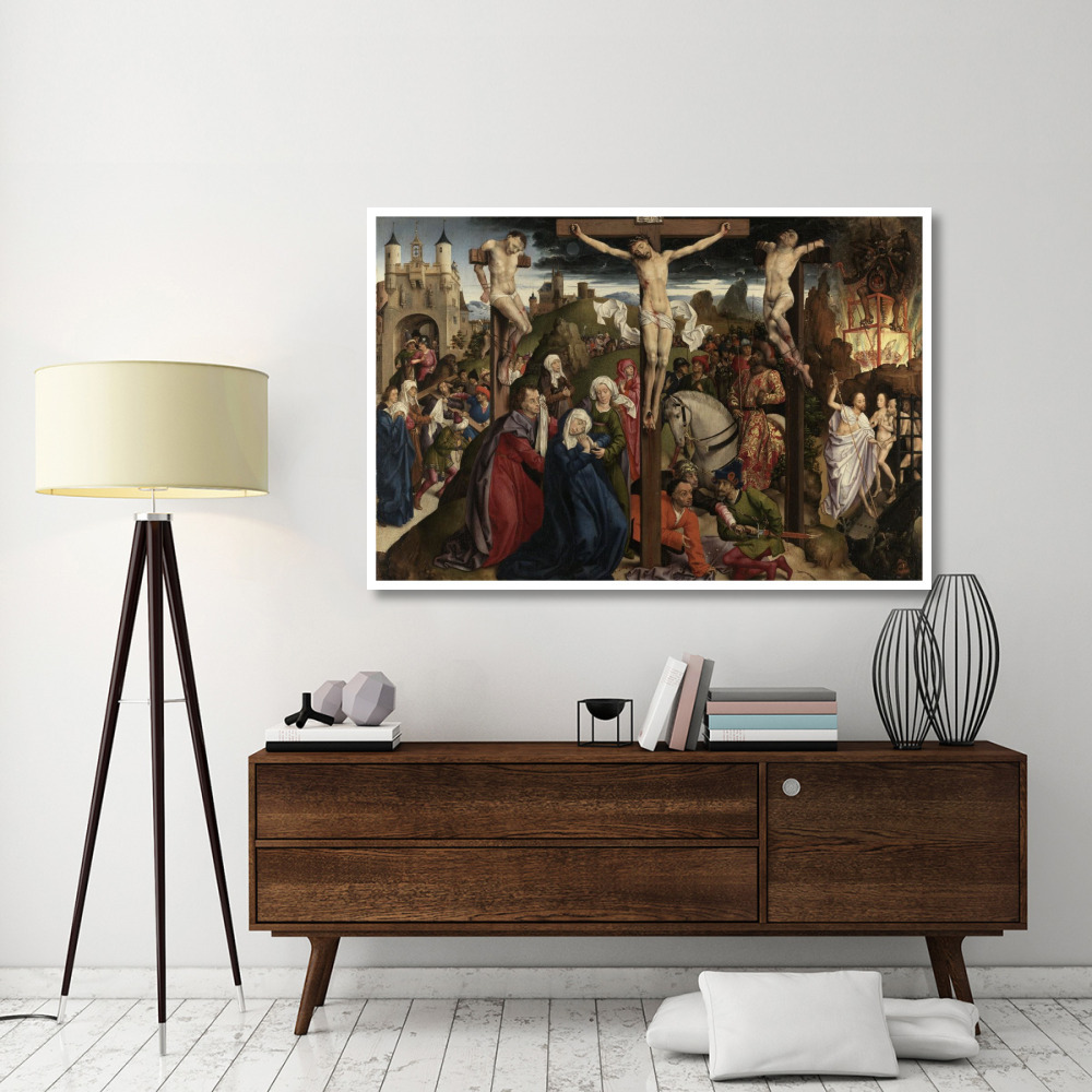The Crucifixion-Paper Art-62&quotx42"