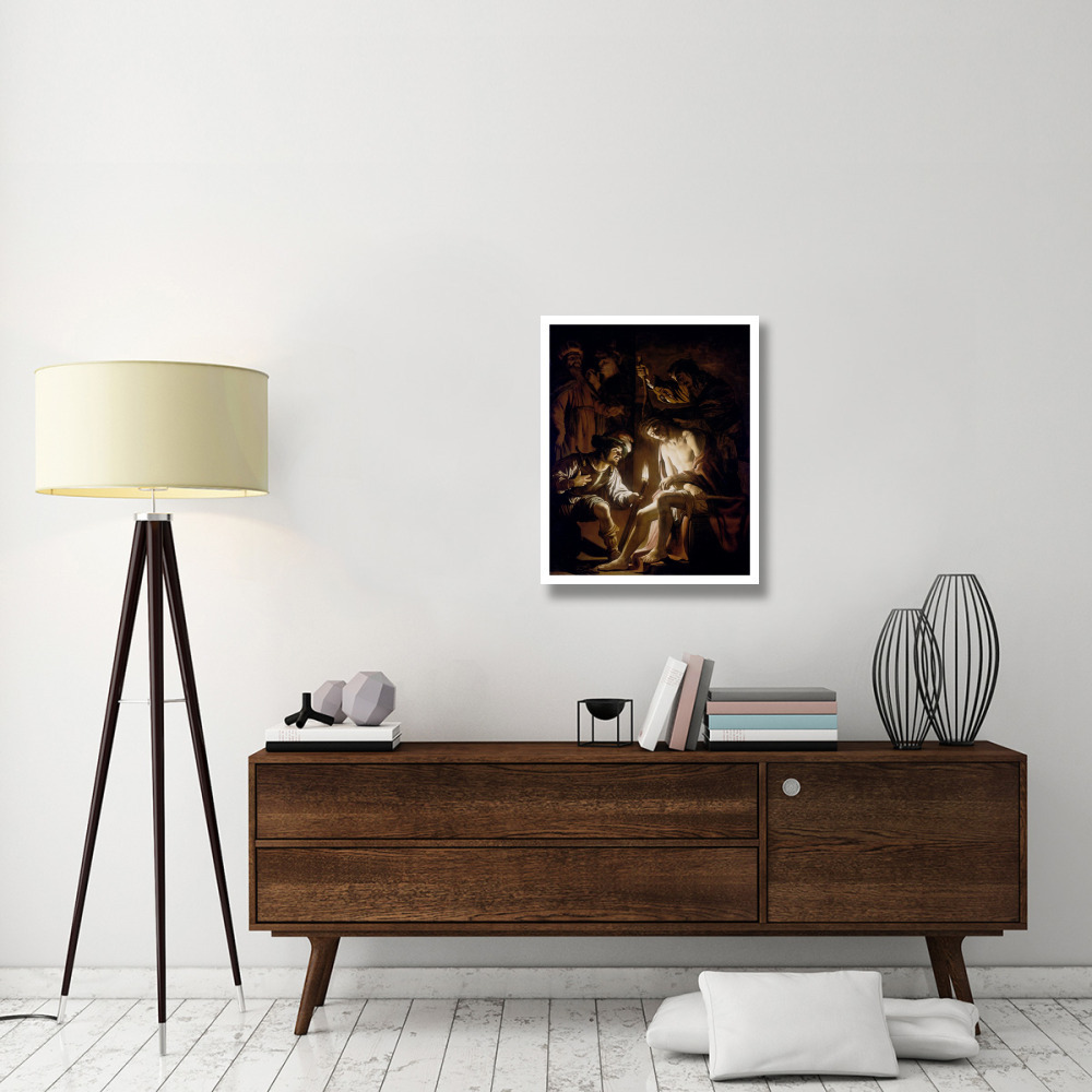 Christ Crowned with Thorns-Paper Art-24&quotx30"