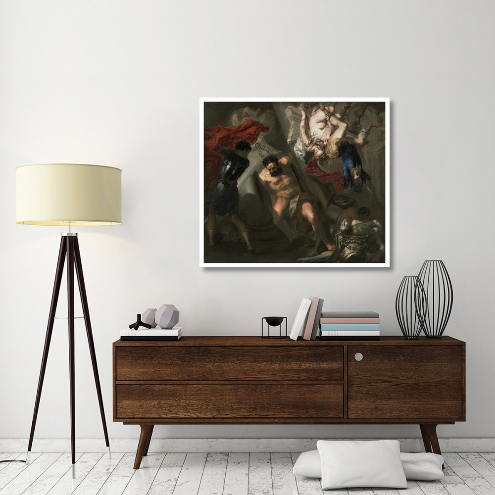 The Death of Samson-Paper Art-46&quotx41"