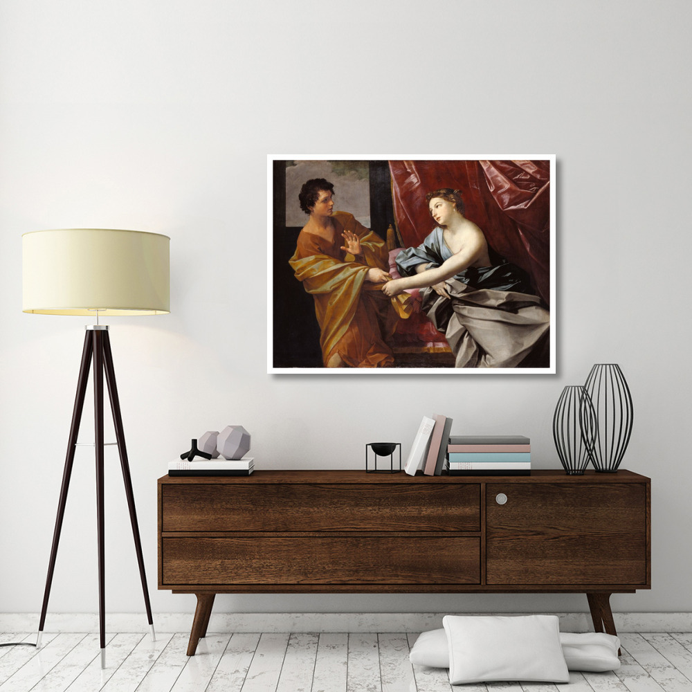 Joseph and Potiphar's Wife-Paper Art-50&quotx38"