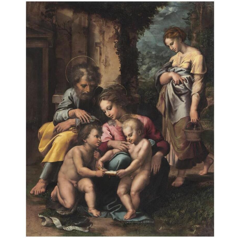 The Holy Family-Paper Art-18&quotx22"