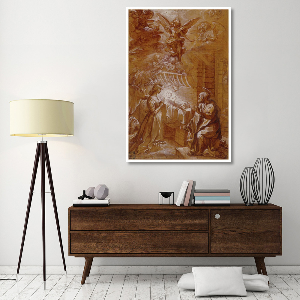 The Nativity-Paper Art-42&quotx62"