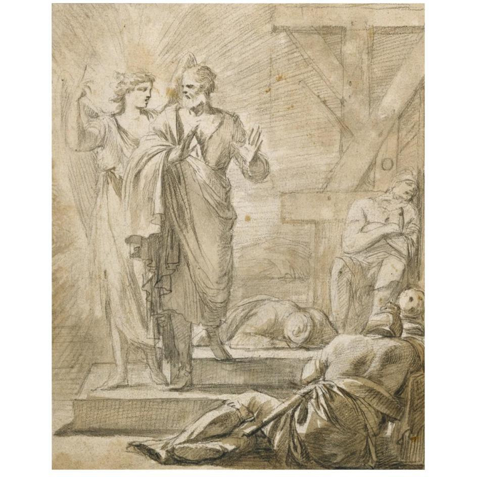 The Liberation of Saint Peter-Paper Art-22&quotx26"