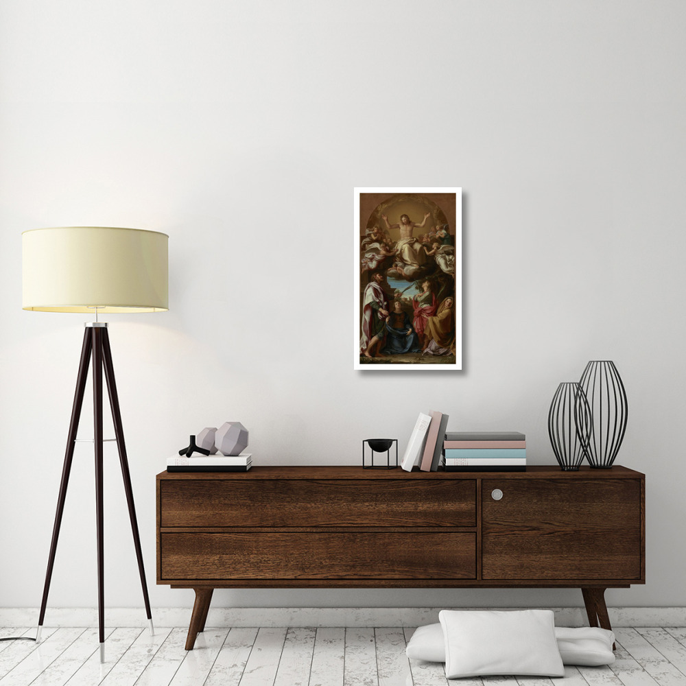 Christ in Glory with Saints Celsus, Julian, Marcionilla and Basilissa-Paper Art-19&quotx32"