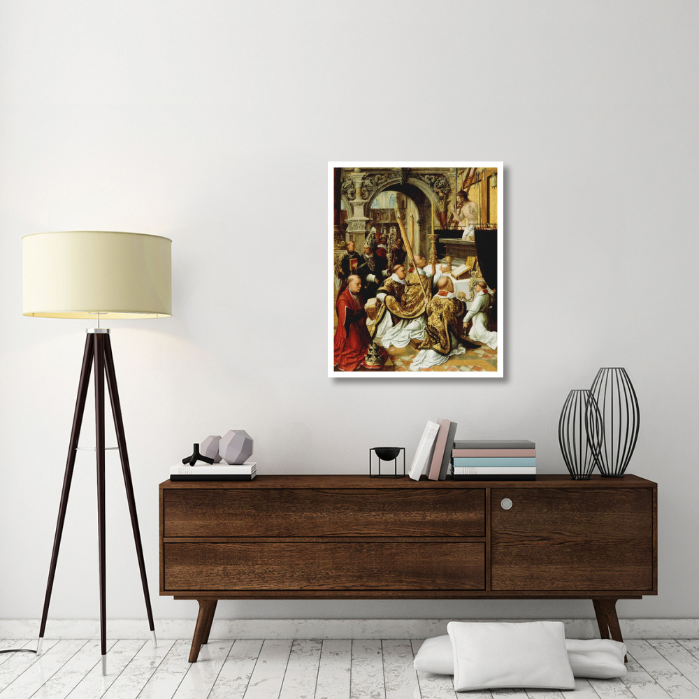 The Mass of Saint Gregory the Great-Paper Art-30&quotx37"
