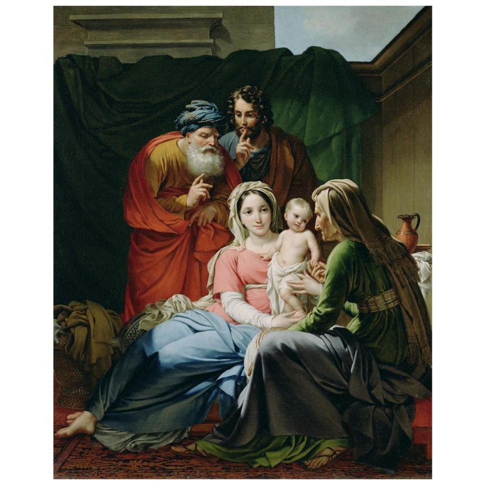 The Holy Family-Paper Art-30&quotx37"