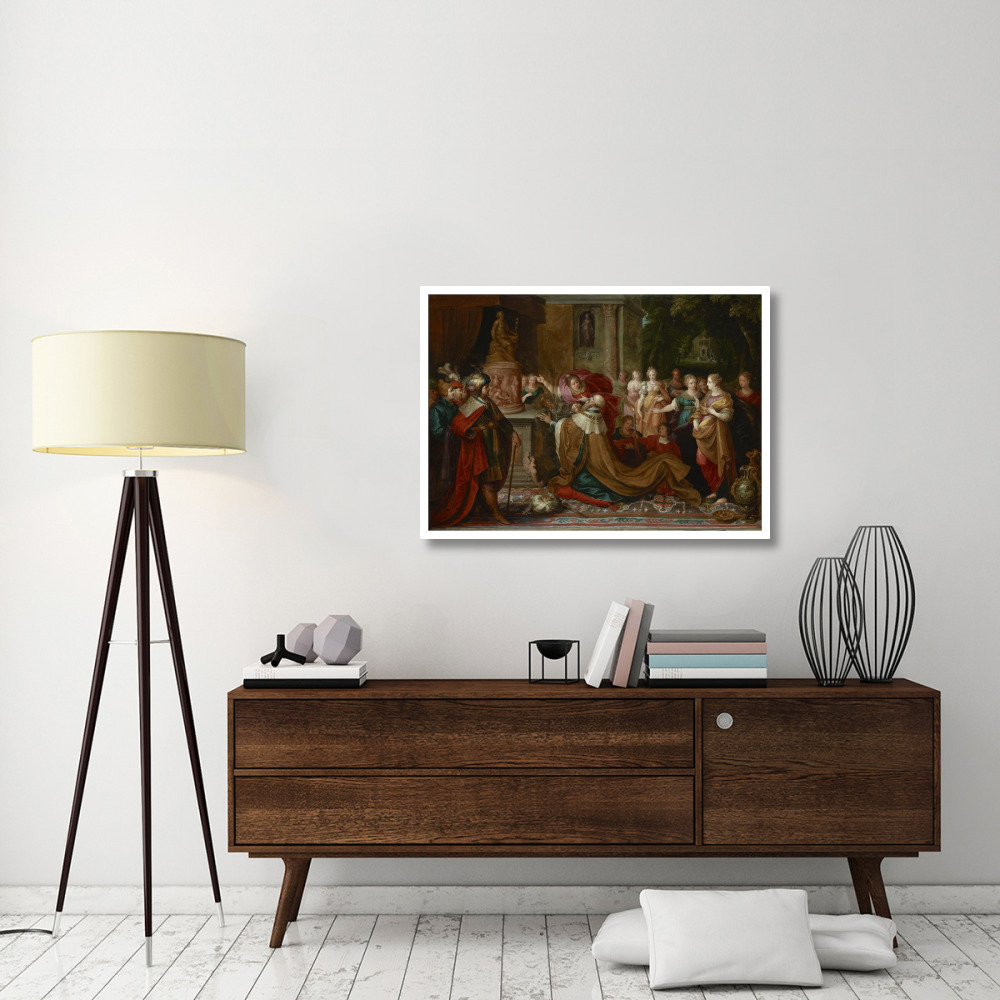 The Idolatry of Solomon-Paper Art-42&quotx30"