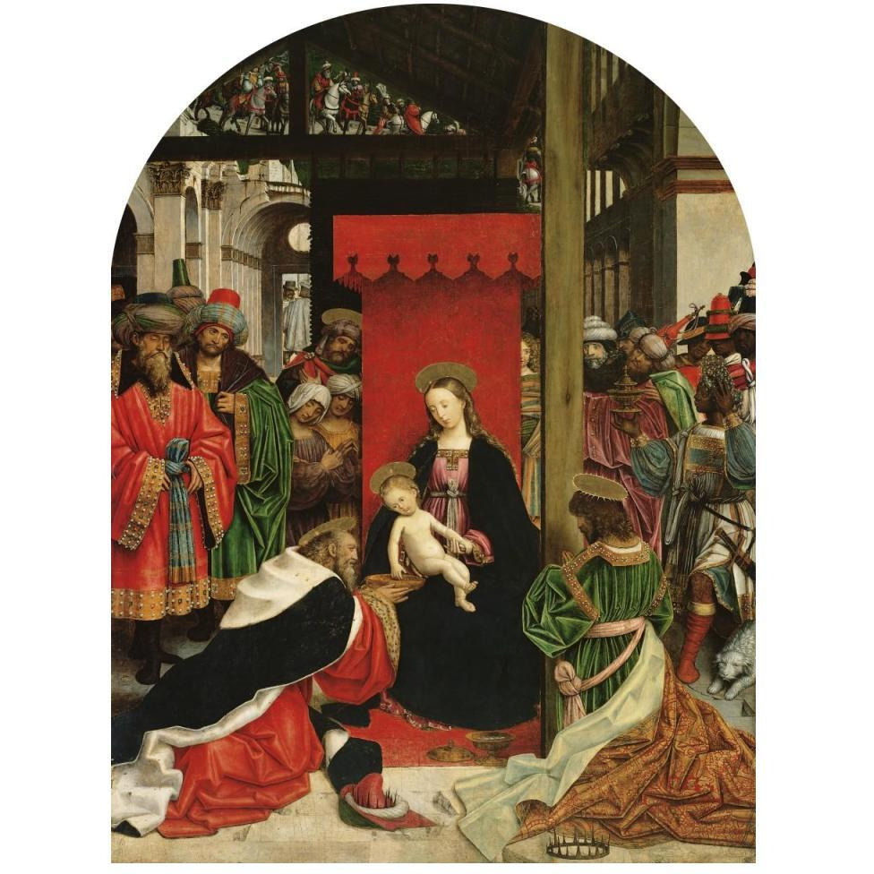 Adoration of the Magi-Paper Art-38&quotx50"