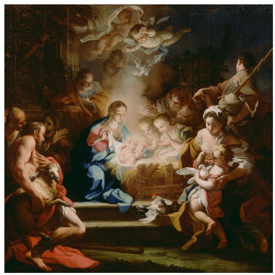 The Adoration of the Shepherds-Paper Art-32&quotx32"