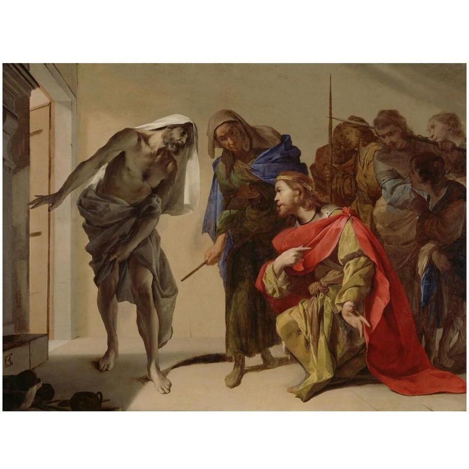 The Shade of Samuel Invoked by Saul-Paper Art-18&quotx14"