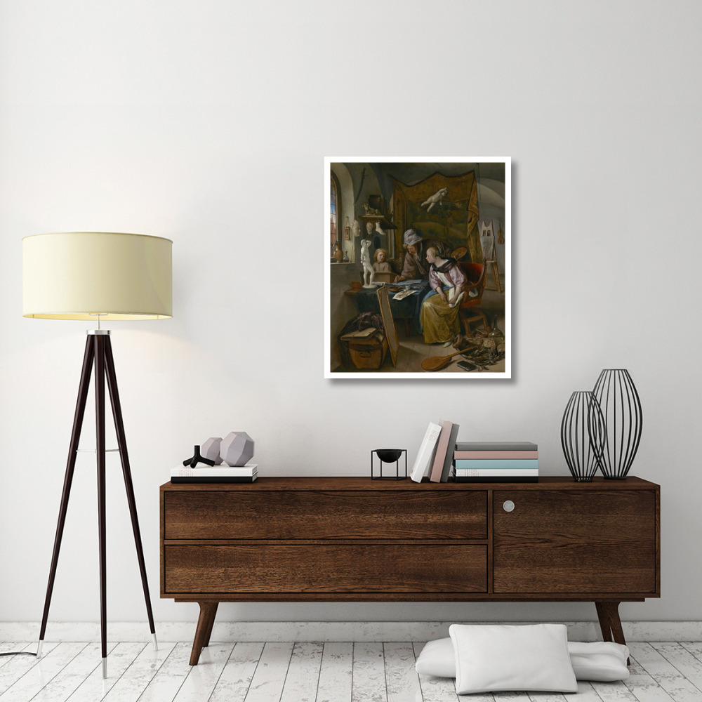The Drawing Lesson-Paper Art-32&quotx38"
