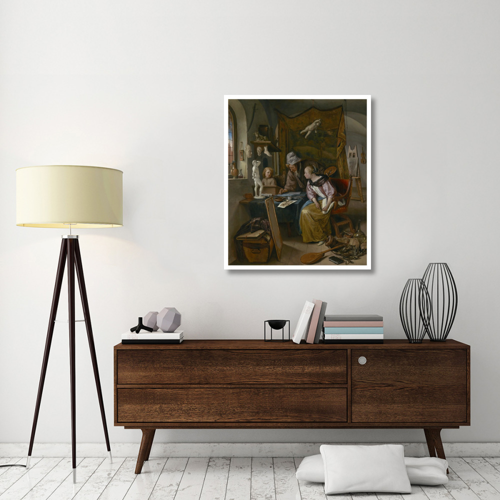 The Drawing Lesson-Paper Art-35&quotx42"