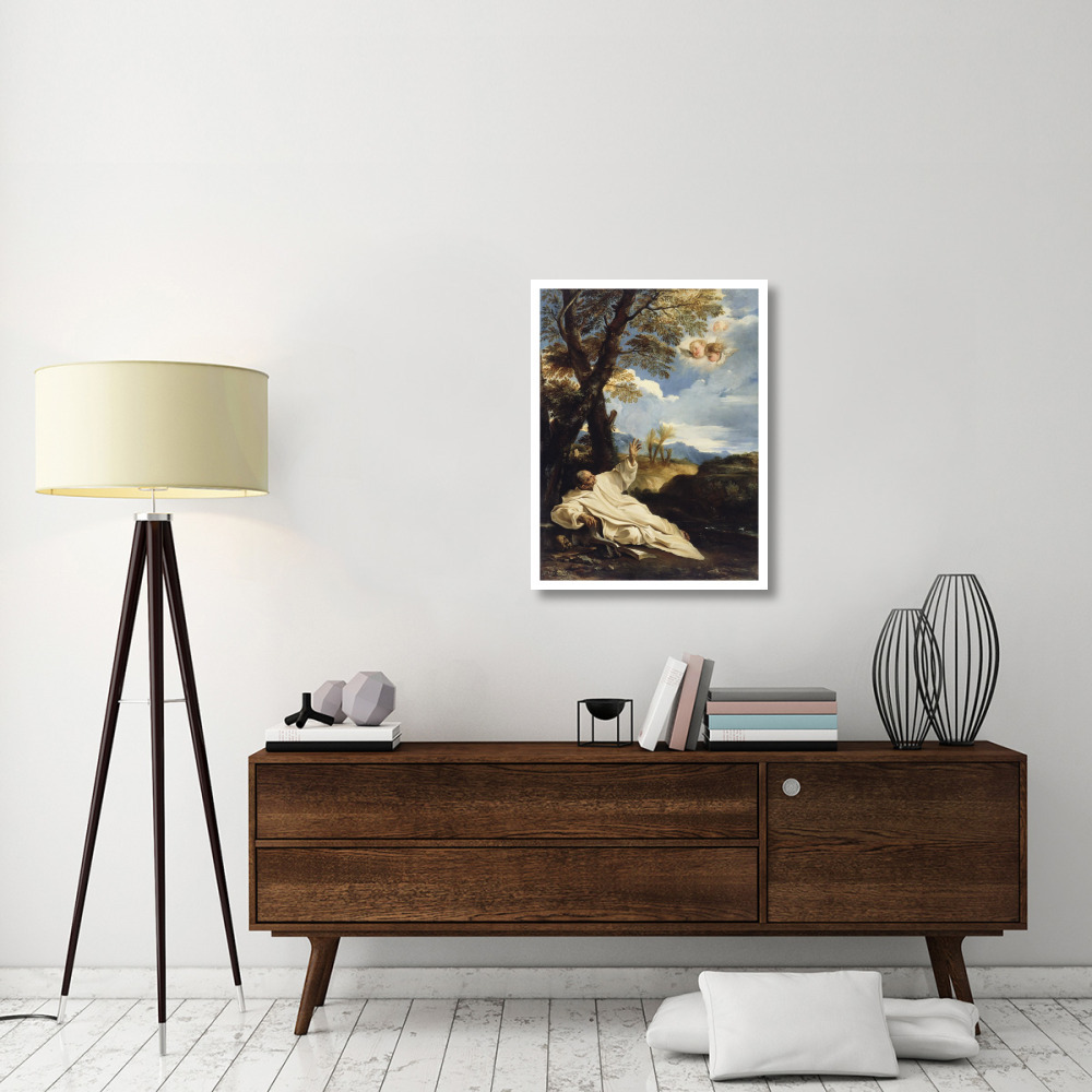 The Vision of Saint Bruno-Paper Art-26&quotx34"