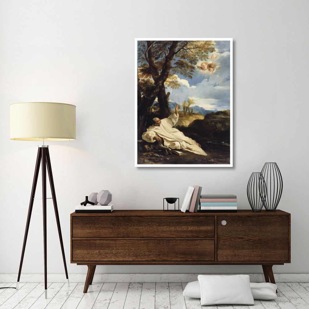 The Vision of Saint Bruno-Paper Art-38&quotx50"