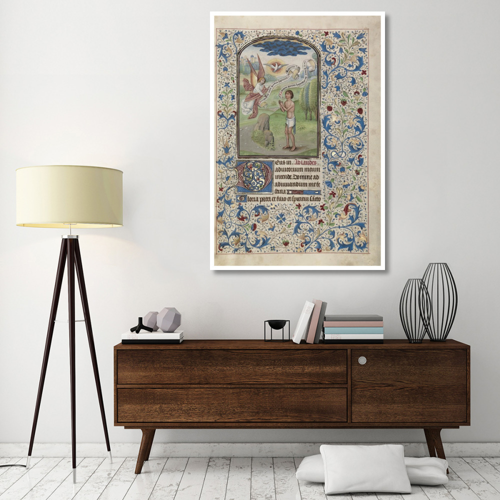 A Man Praying to the Holy Spirit-Paper Art-42&quotx62"