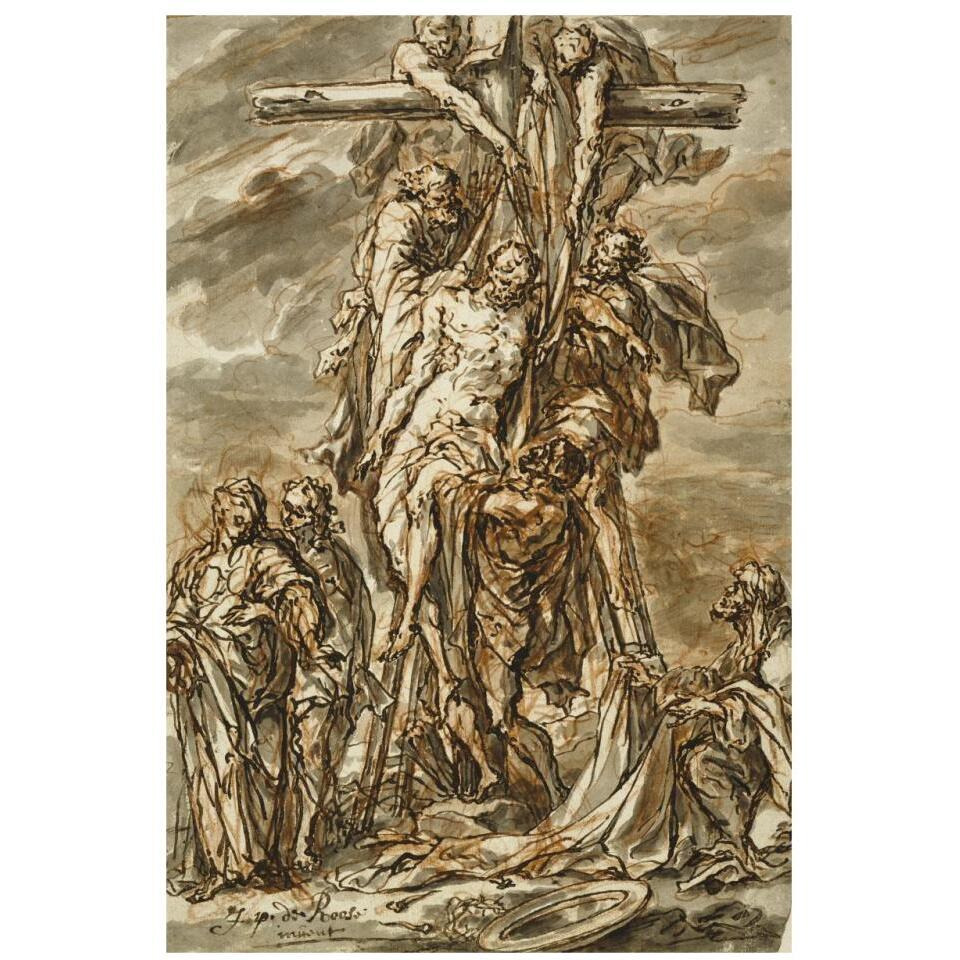 Descent from the Cross-Paper Art-22&quotx32"
