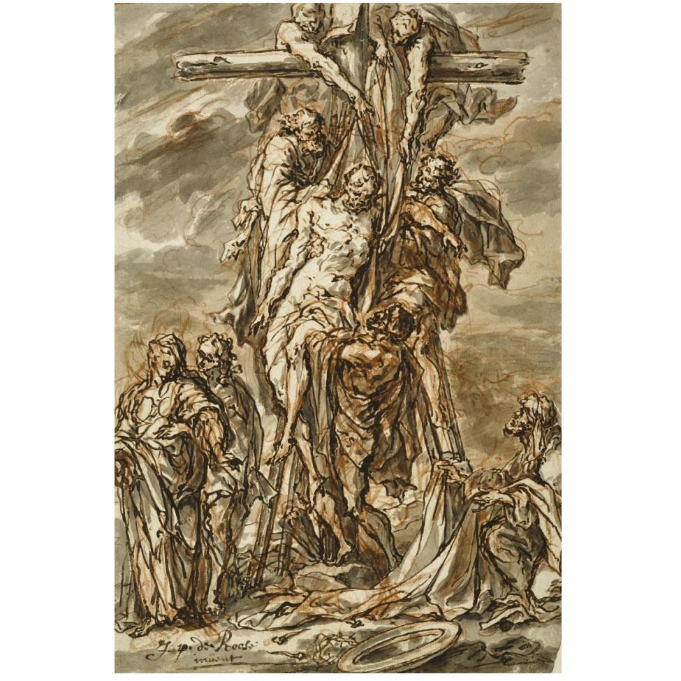 Descent from the Cross-Paper Art-34&quotx50"
