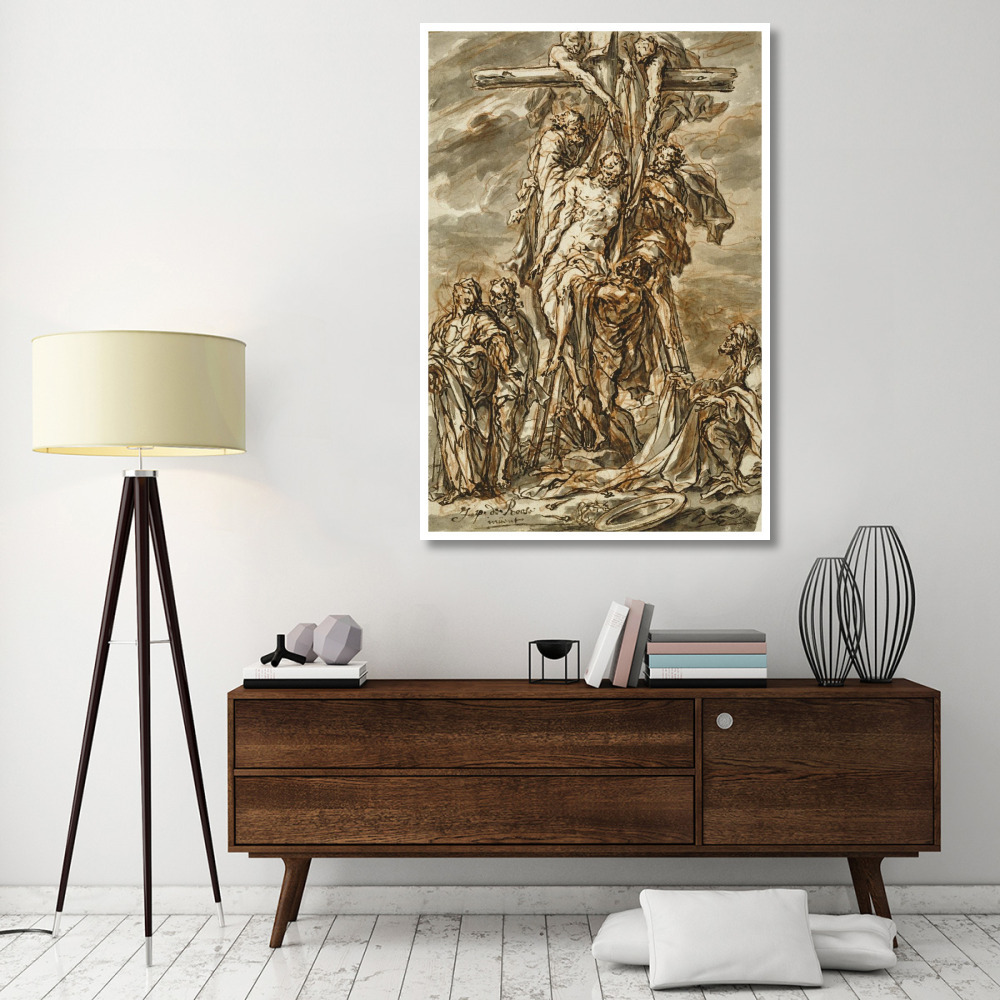 Descent from the Cross-Paper Art-42&quotx62"