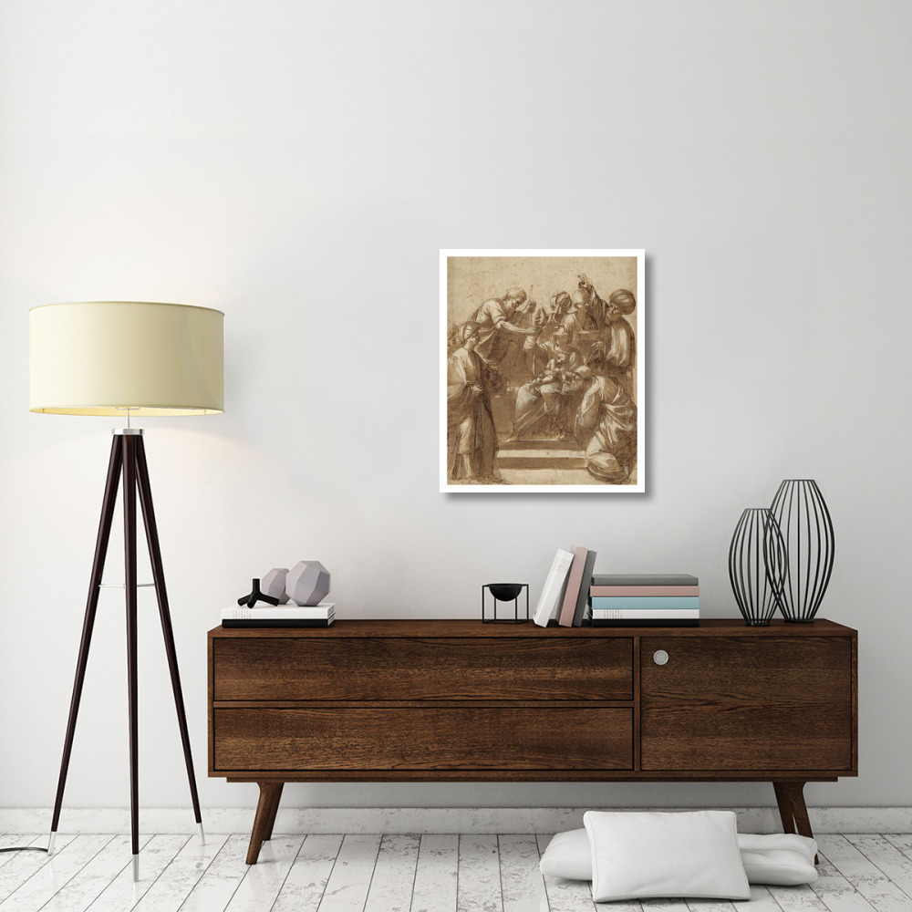 Adoration of the Magi-Paper Art-27&quotx32"