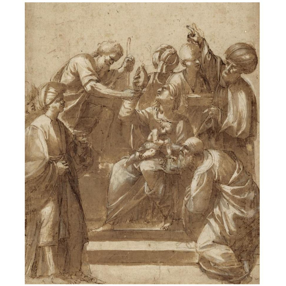 Adoration of the Magi-Paper Art-35&quotx42"