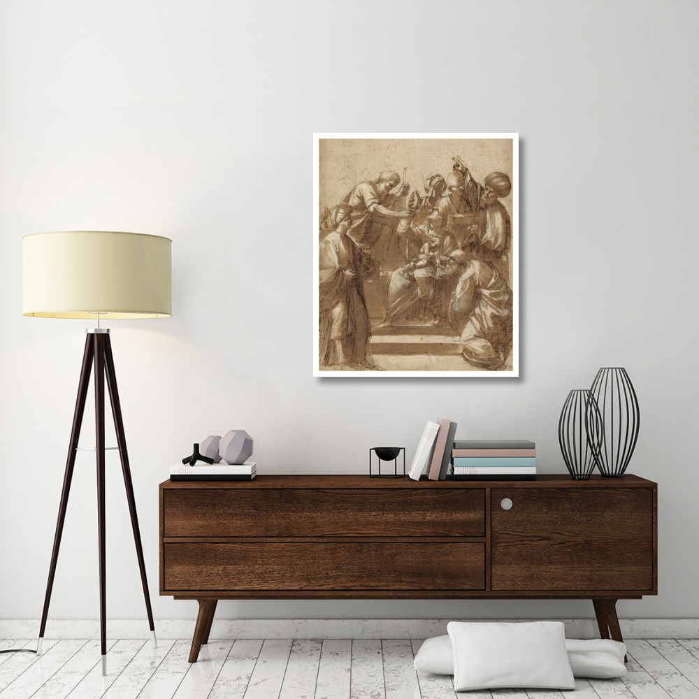 Adoration of the Magi-Paper Art-35&quotx42"