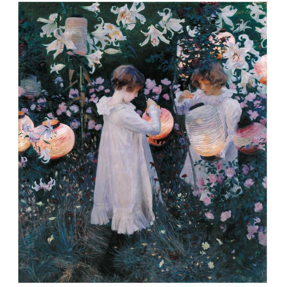 Carnation, Lily, Lily, Rose, 1885-Paper Art-41&quotx46"