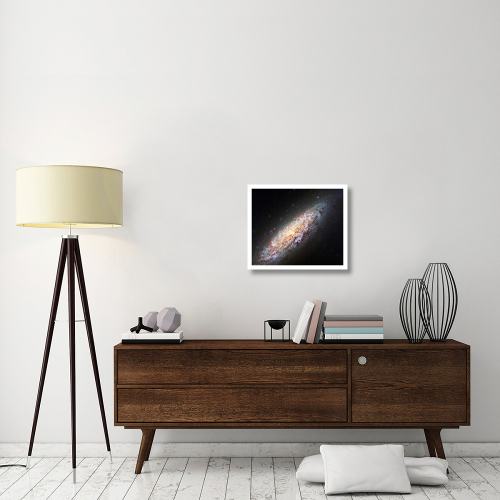 Spiral Galaxy NGC6503-Paper Art-24&quotx20"