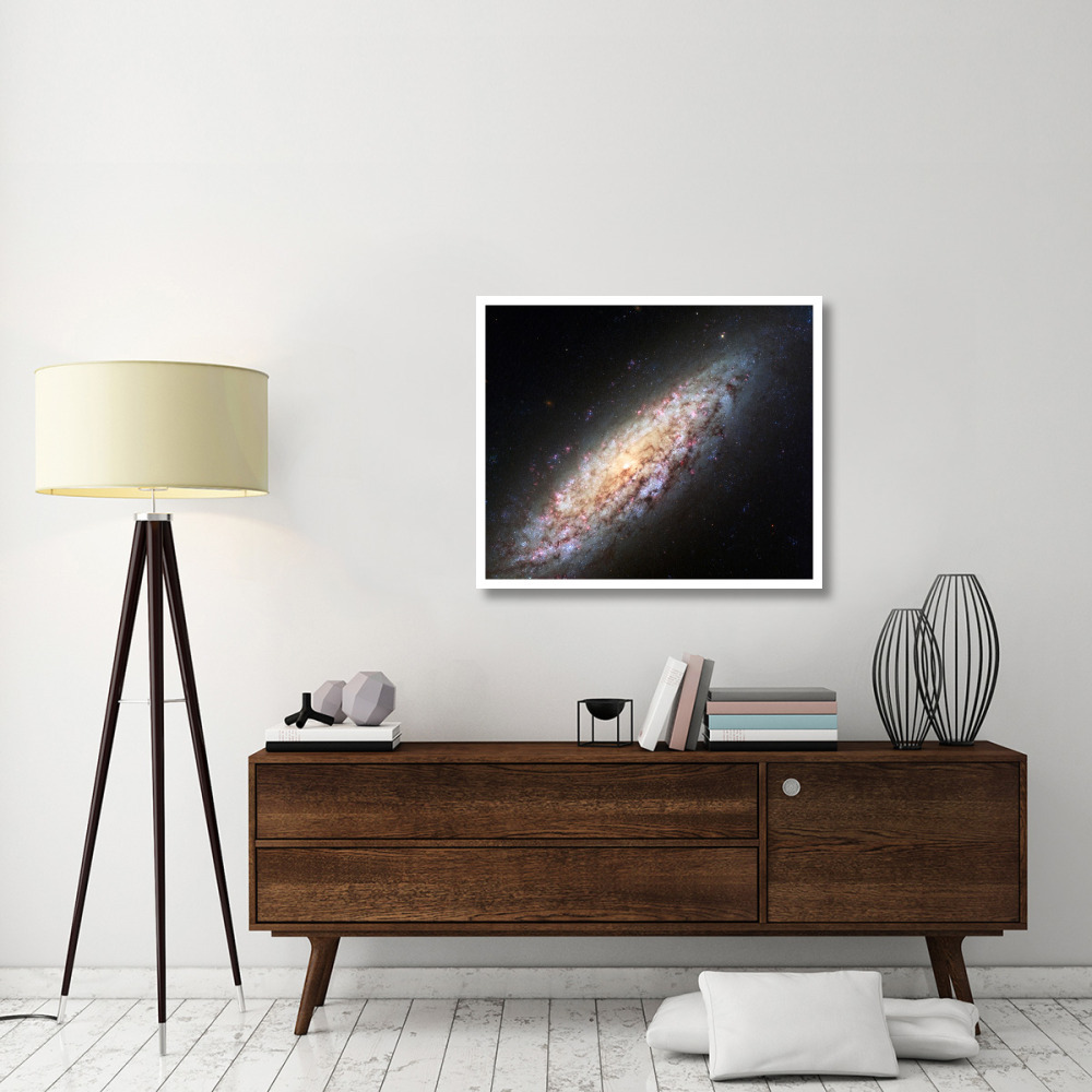 Spiral Galaxy NGC6503-Paper Art-38&quotx32"