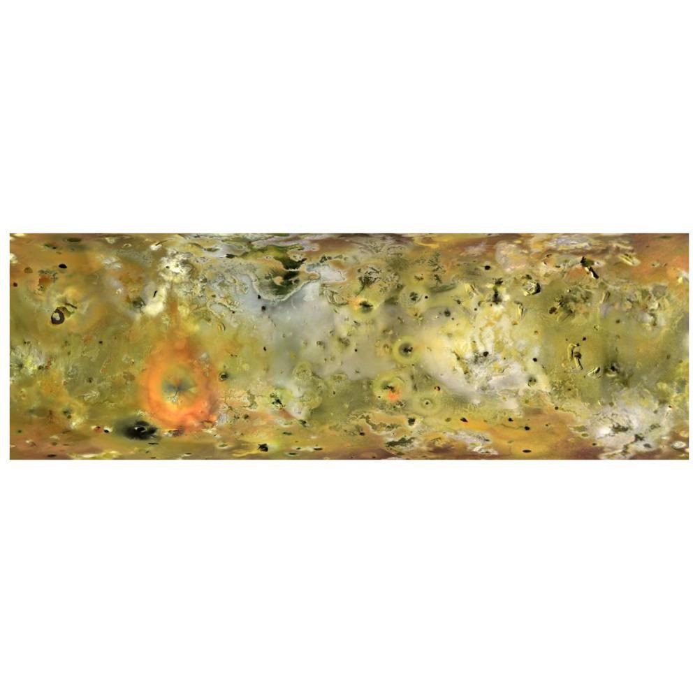 Surface of Io Composite from Gallileo Mission-Paper Art-74&quotx26"