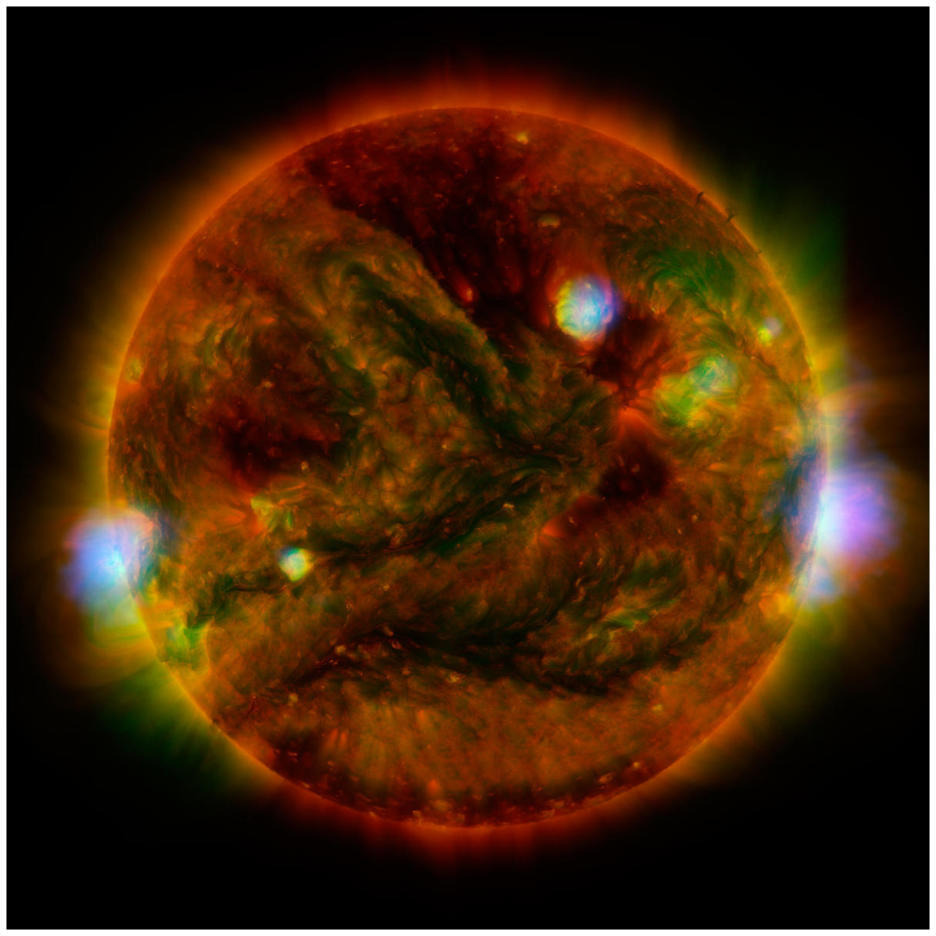 The Sun, taken by NuSTAR, April 29, 2015-Paper Art-26&quotx26"