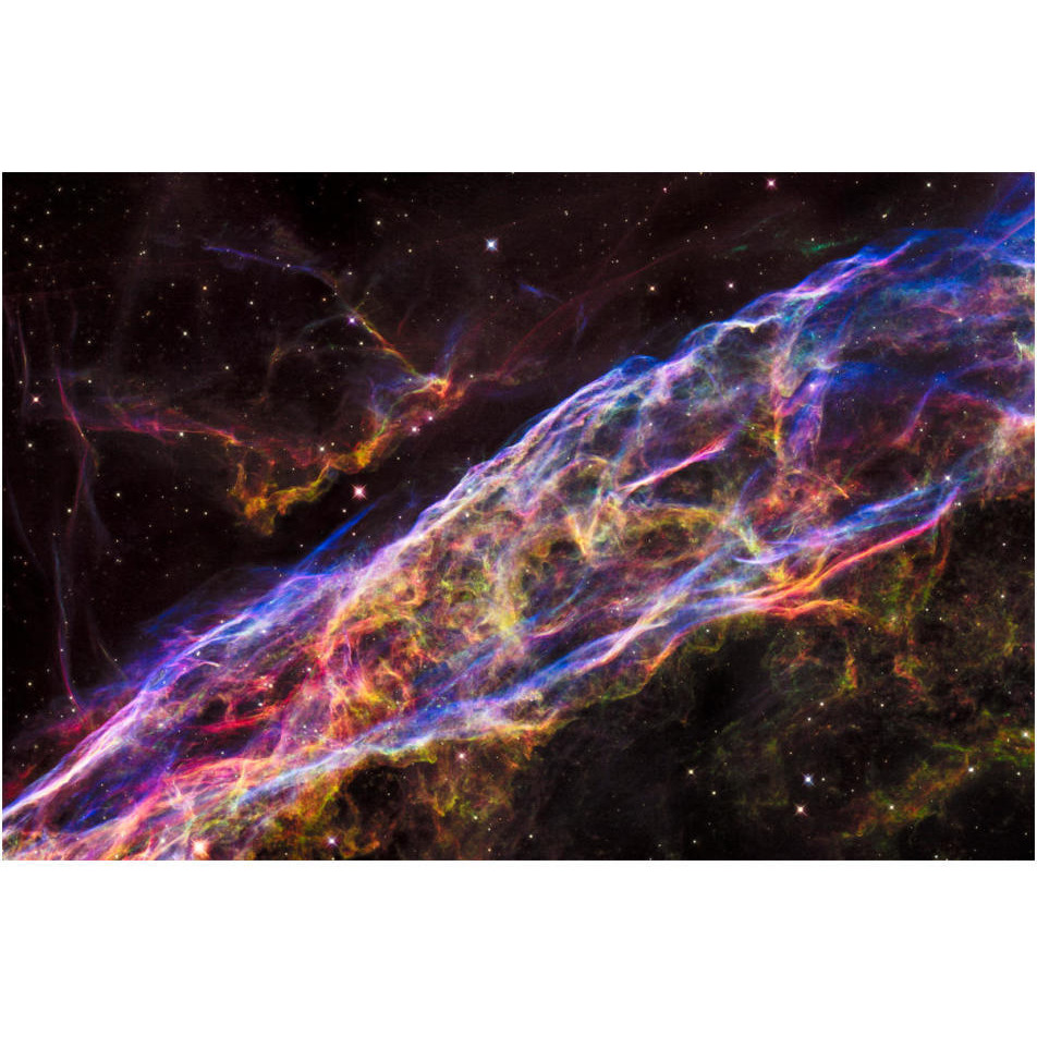 Veil Nebula - NGC 6960 - Cygnus Loop -Paper Art-20&quotx14"