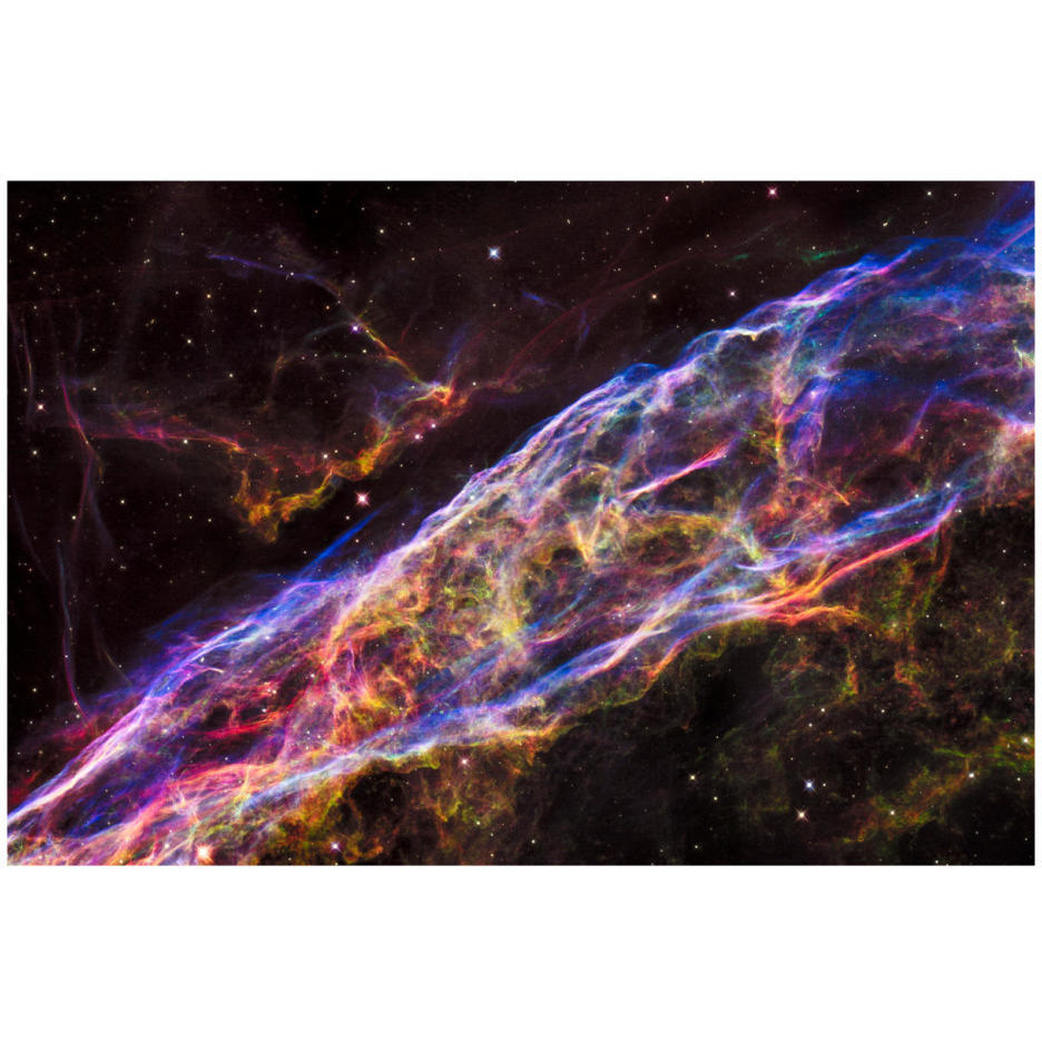 Veil Nebula - NGC 6960 - Cygnus Loop -Paper Art-26&quotx18"
