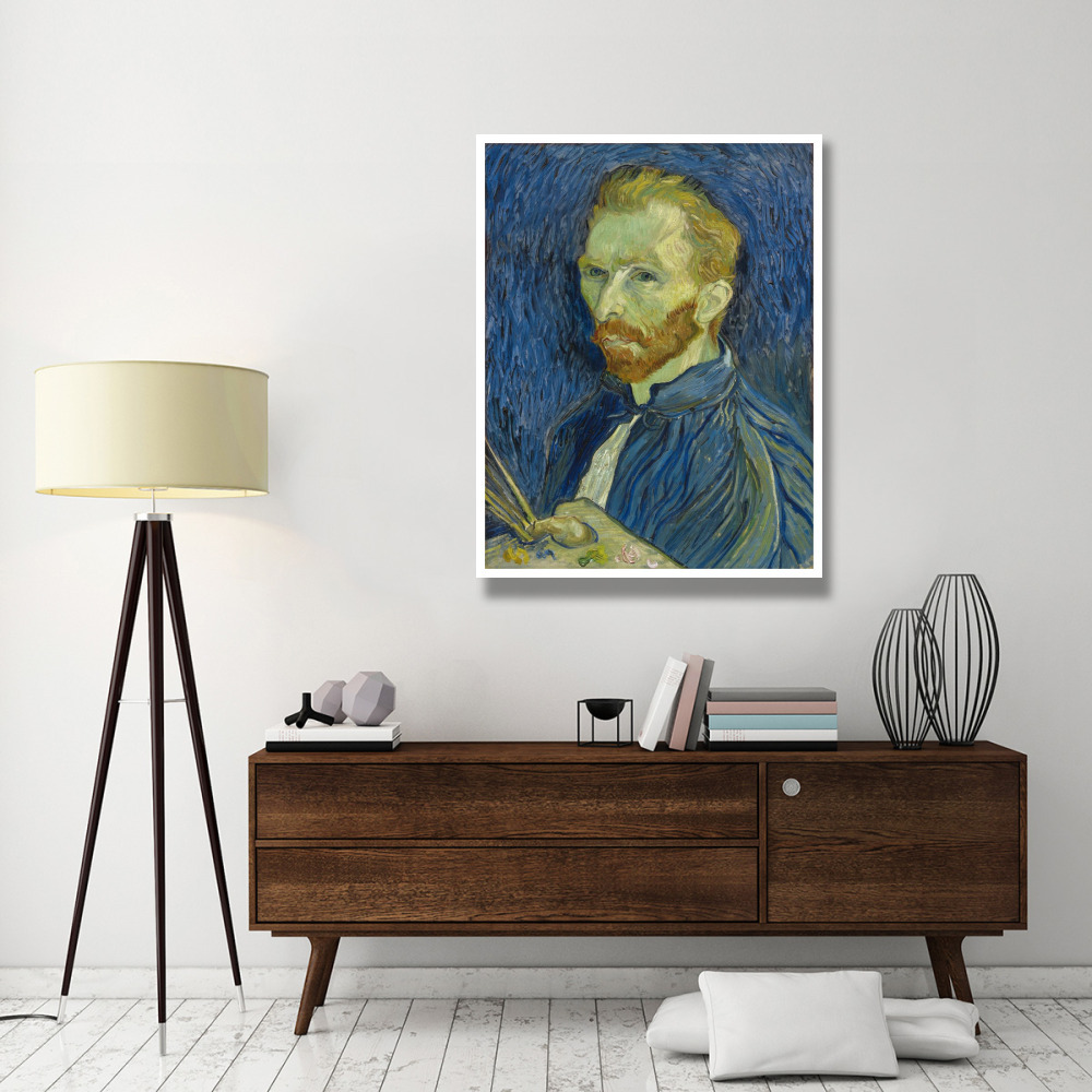 Self-Portrait, 1889-Paper Art-38&quotx50"