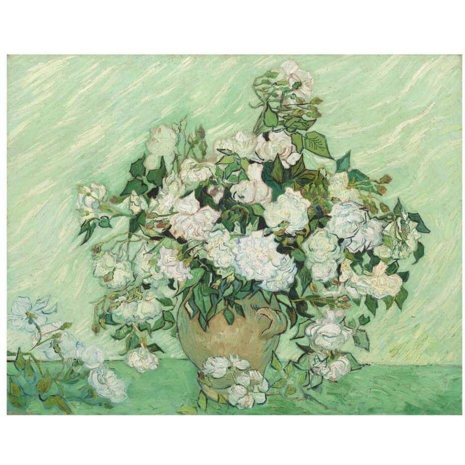 Roses, 1890-Paper Art-22&quotx18"