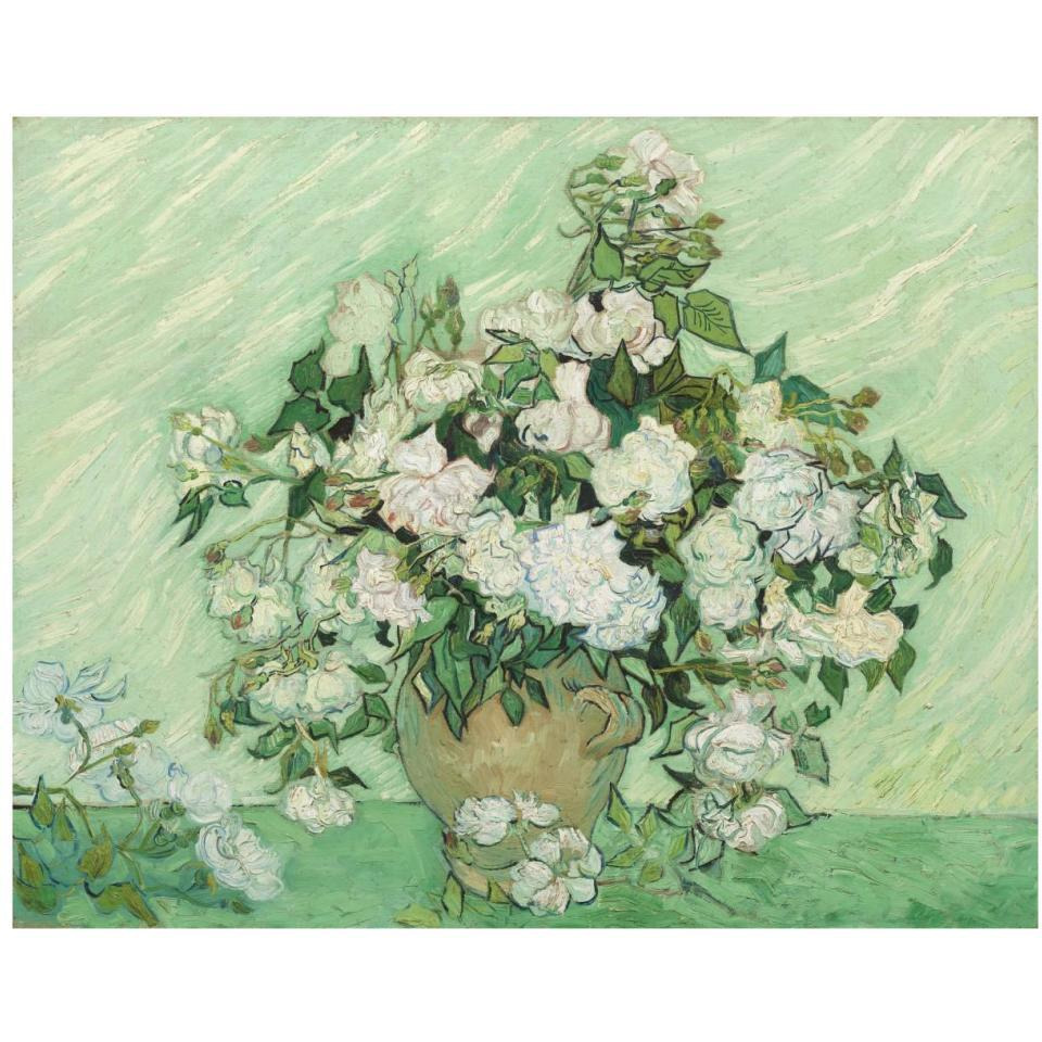 Roses, 1890-Paper Art-37&quotx30"