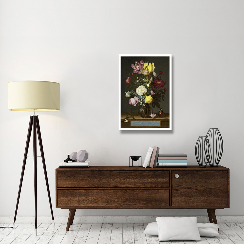Bouquet of Flowers in a Glass Vase, 1621-Paper Art-26&quotx38"