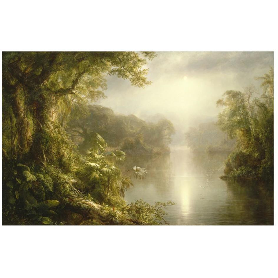 El Rio de Luz (The River of Light), 1877-Paper Art-26&quotx18"