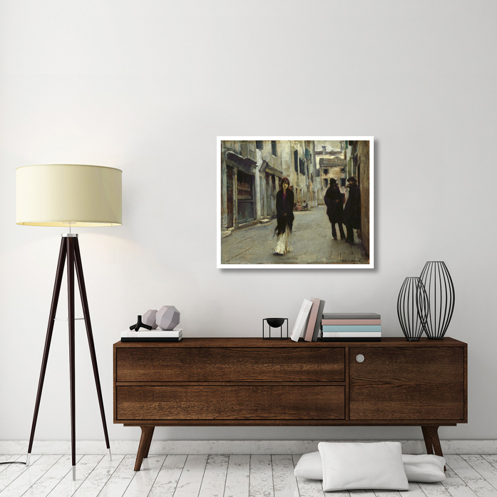Street in Venice, 1882-Paper Art-38&quotx32"