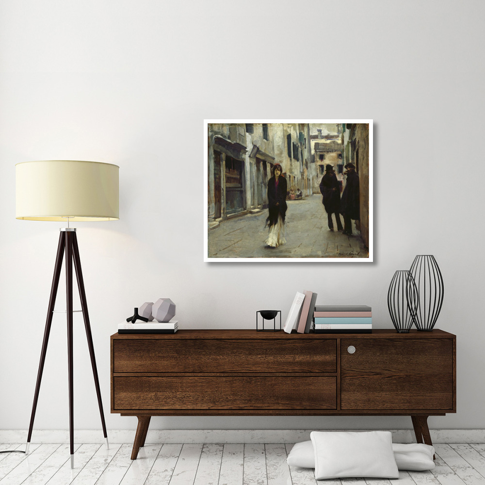 Street in Venice, 1882-Paper Art-42&quotx35"