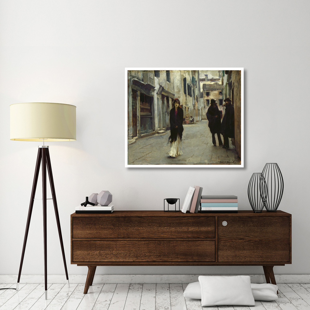 Street in Venice, 1882-Paper Art-46&quotx39"