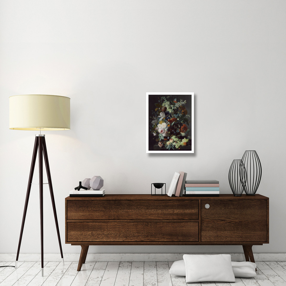 Still Life with Flowers and Fruit, c. 1715-Paper Art-20&quotx26"