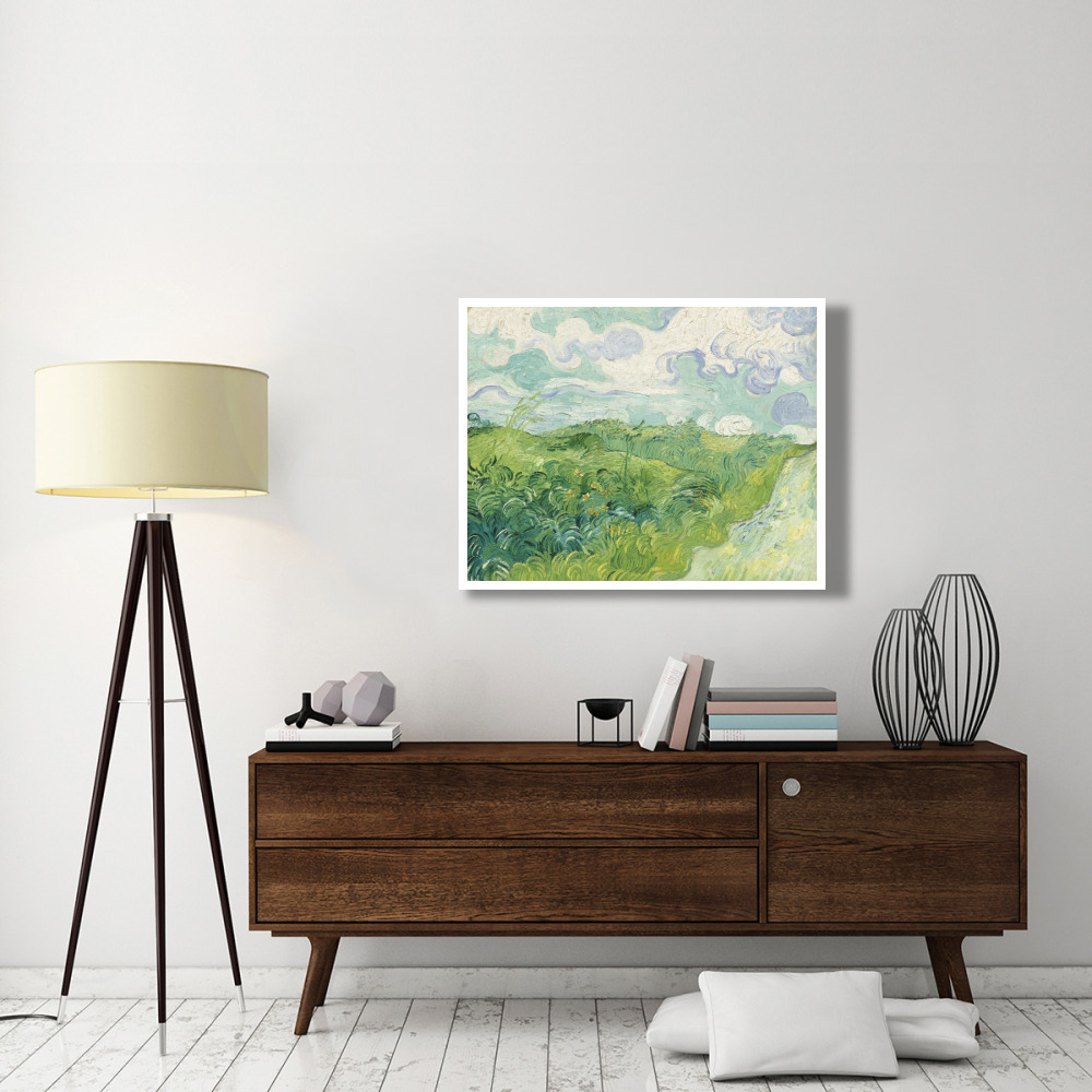 Green Wheat Fields, Auvers, 1890-Paper Art-42&quotx32"