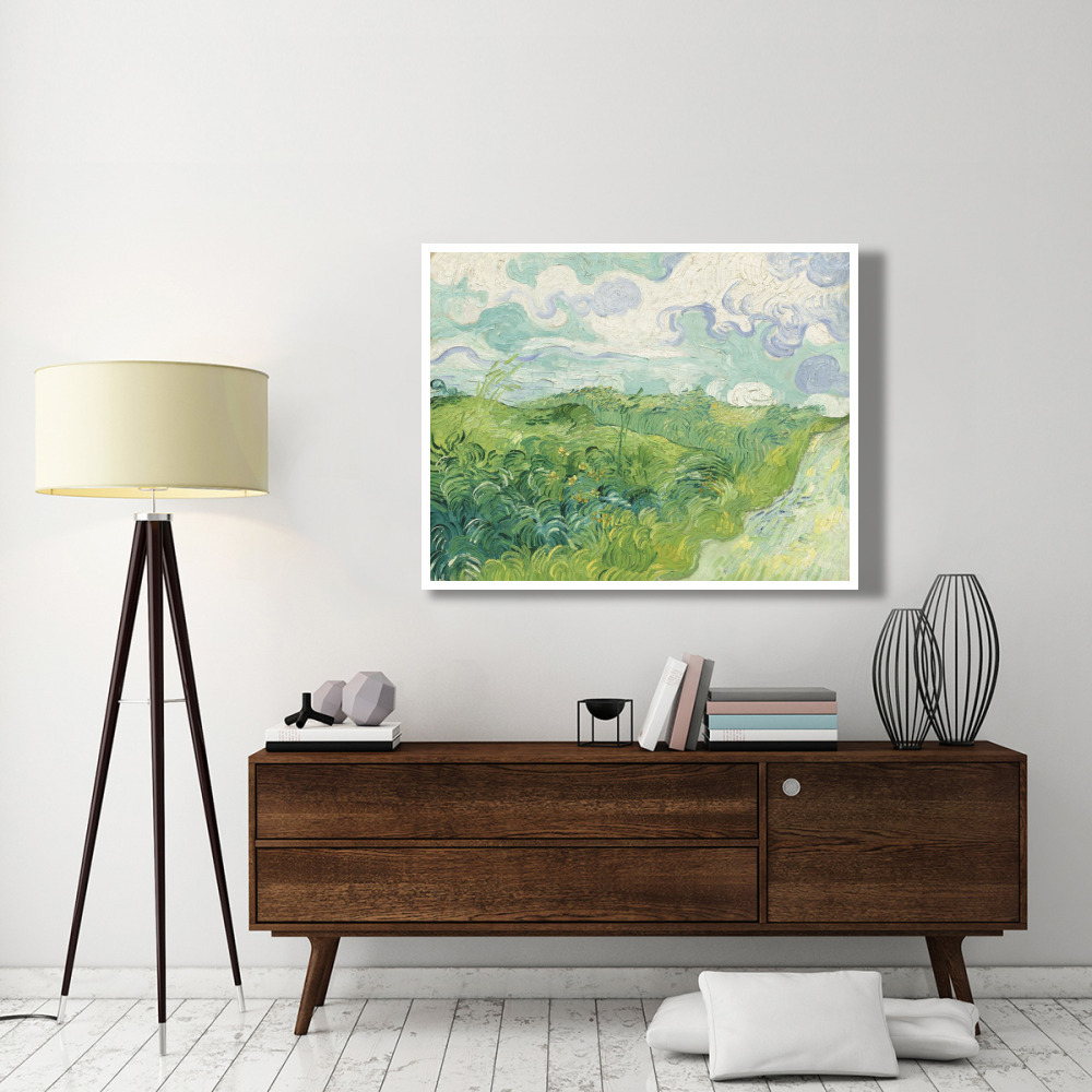 Green Wheat Fields, Auvers, 1890-Paper Art-50&quotx38"