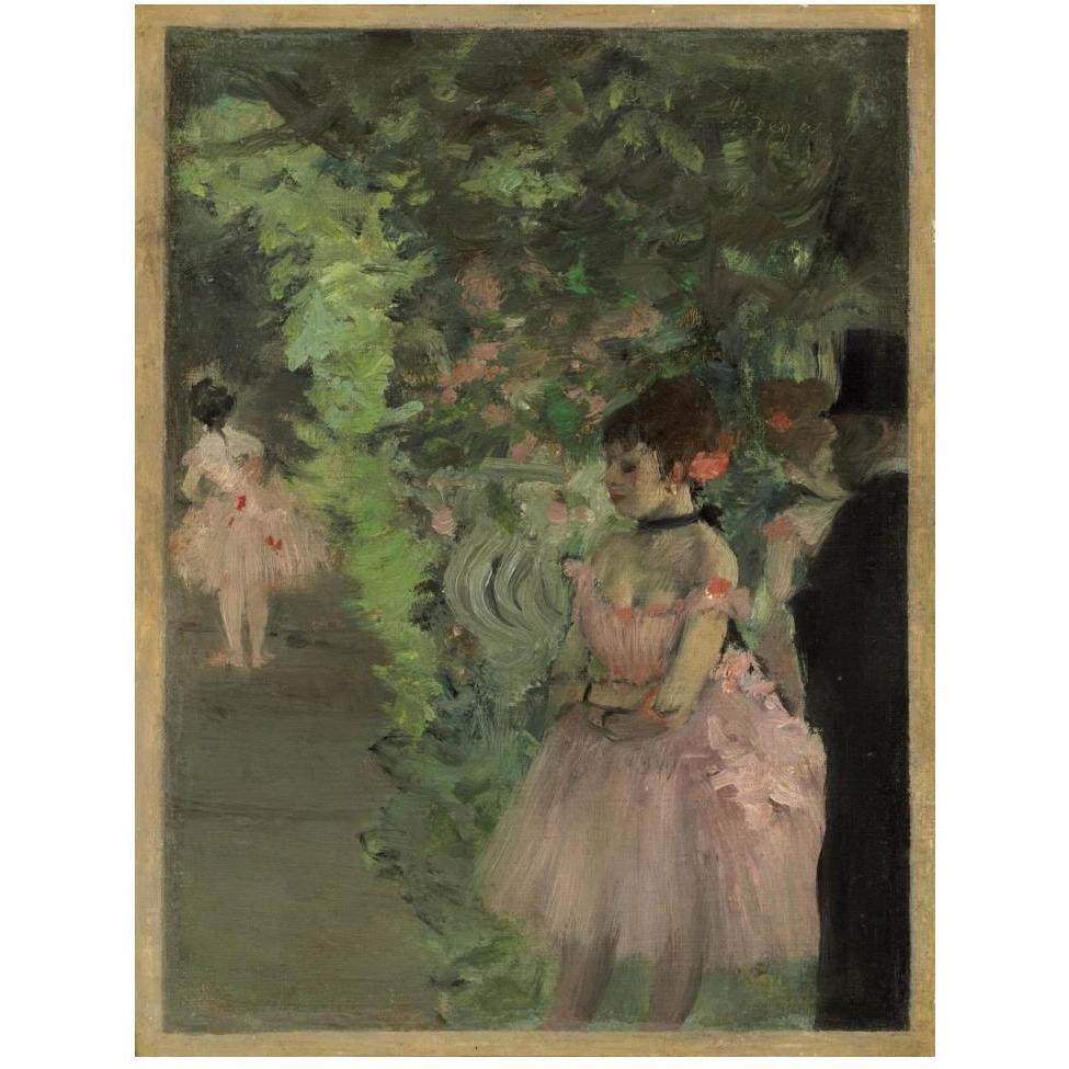 Dancers Backstage, 1876/1883-Paper Art-38&quotx50"