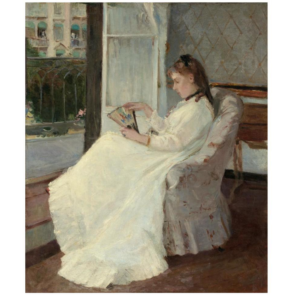 The Artist's Sister at a Window, 1869-Paper Art-35&quotx42"
